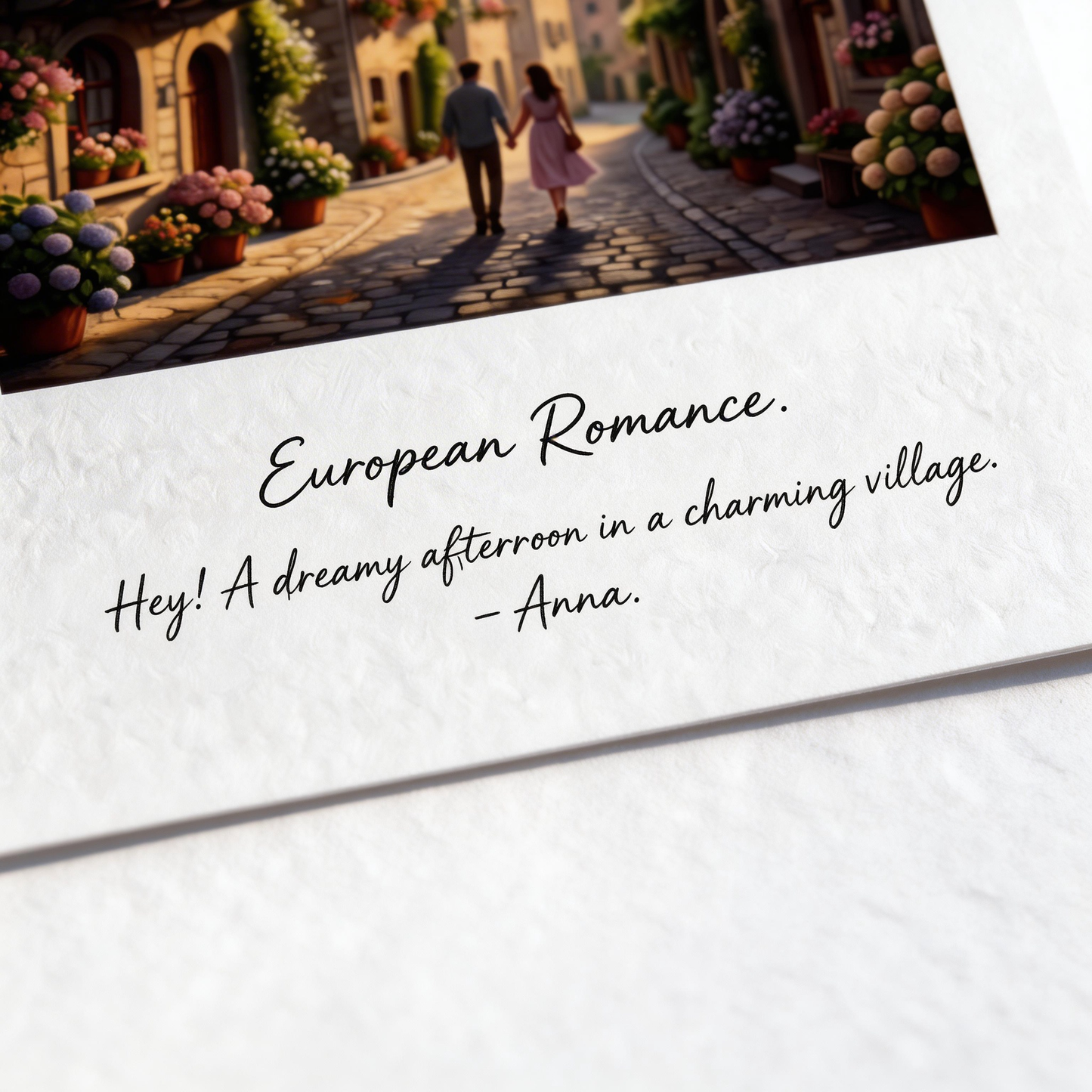 Travel-Inspired | Textured Mountain Sunrise Print | Timeless Keepsake Postcard