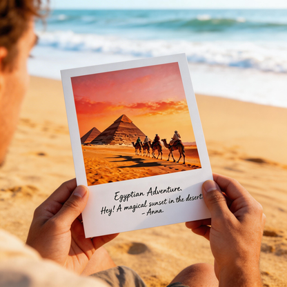 Gift-Worthy | Premium Sunset Desert Print | Timeless Travel Postcard