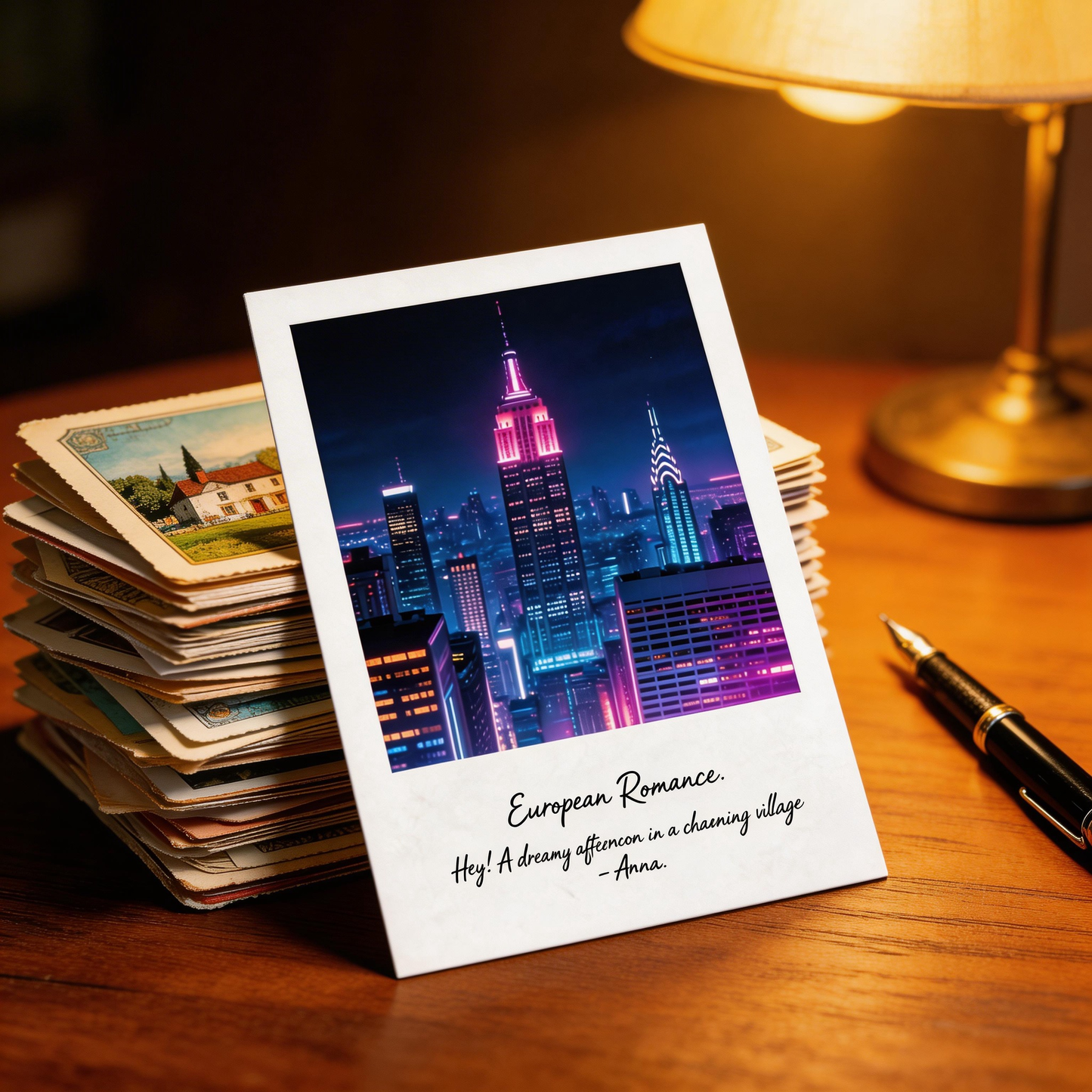 NYC Skyline Art Print | Premium Matte Cardstock | Gift for Urban Dreamers