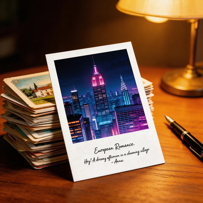 NYC Skyline Art Print | Premium Matte Cardstock | Gift for Urban Dreamers