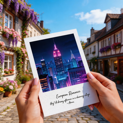 NYC Skyline Art Print | Premium Matte Cardstock | Gift for Urban Dreamers